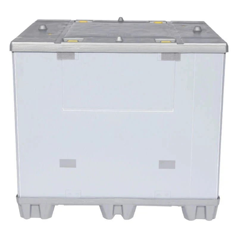 Paletas de caja de plástico plegables