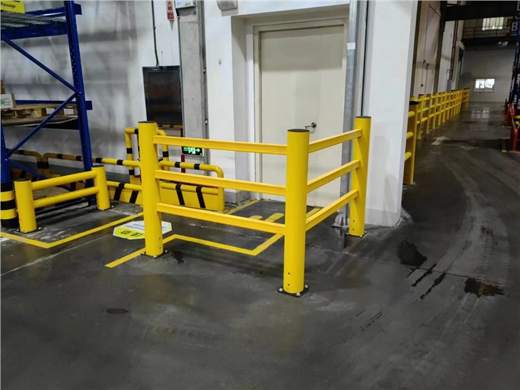 Protección flexible rentable Barrera flexible Protección contra impactos para carretillas elevadoras Barandilla de seguridad anticolisión